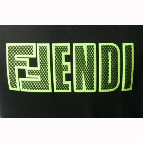 19AW VIP フェンディ コットン FENDI プリント ロング Tシャツ100909